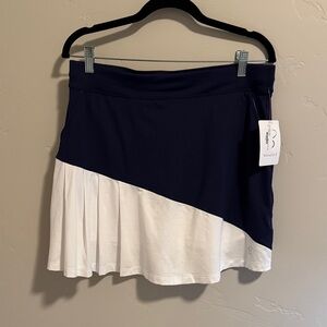 Sofibella navy and white tennis golf or Pickleball skirt